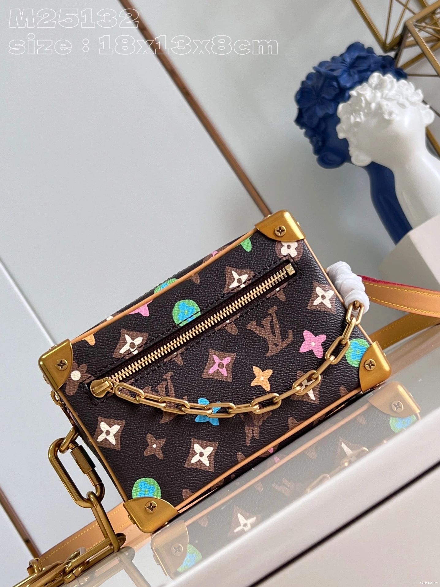 First bag ru MINI VUITTON TRUNK-18.5*13*8cm SOFT LOUIS 0809